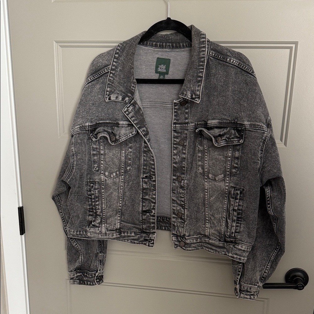 Acid Wash Denim Jacket